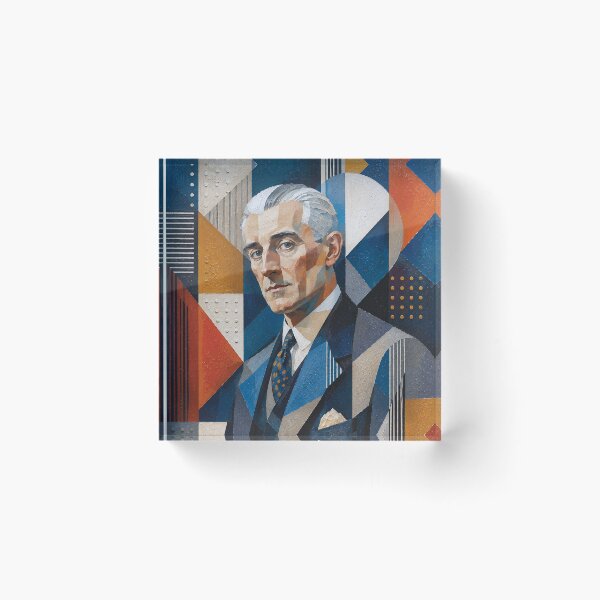 Item preview, French composer and pianist Maurice Ravel painting. designed and sold by GalleryKauffeld.