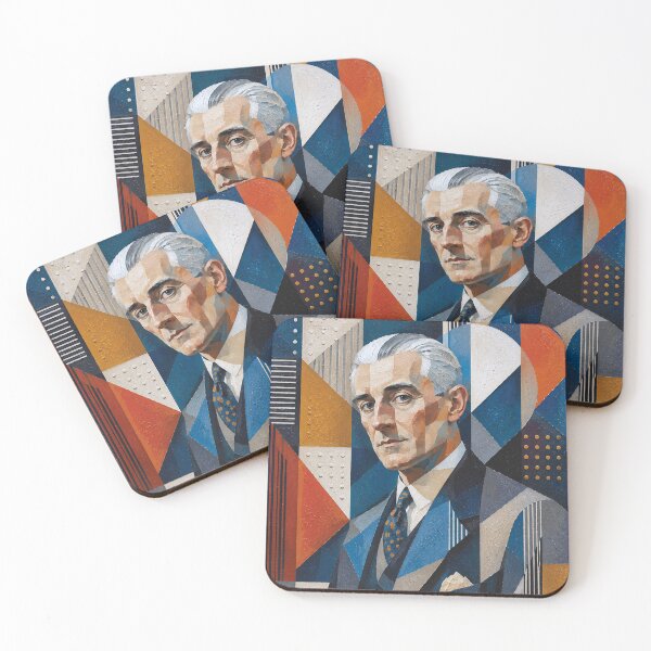 Item preview, French composer and pianist Maurice Ravel painting. designed and sold by GalleryKauffeld.