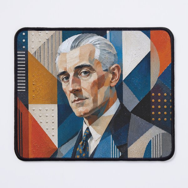 Item preview, French composer and pianist Maurice Ravel painting. designed and sold by GalleryKauffeld.