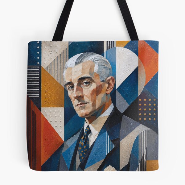 Item preview, French composer and pianist Maurice Ravel painting. designed and sold by GalleryKauffeld.