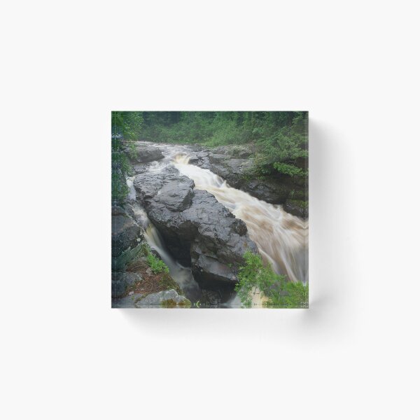 Item preview, Sturgeon River Gorge at Canyon Falls in Michigan's designed and sold by Monicasalma.