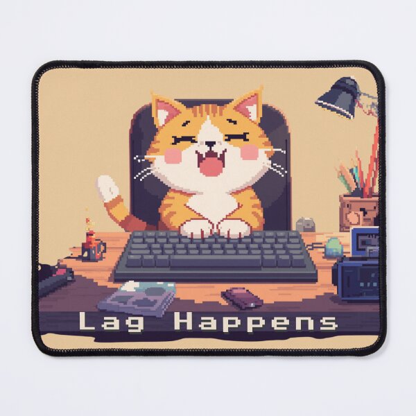 Item preview, Lag Happens - Cute Pun | TeeHee Puns Funny Design designed and sold by TeeHee Puns.