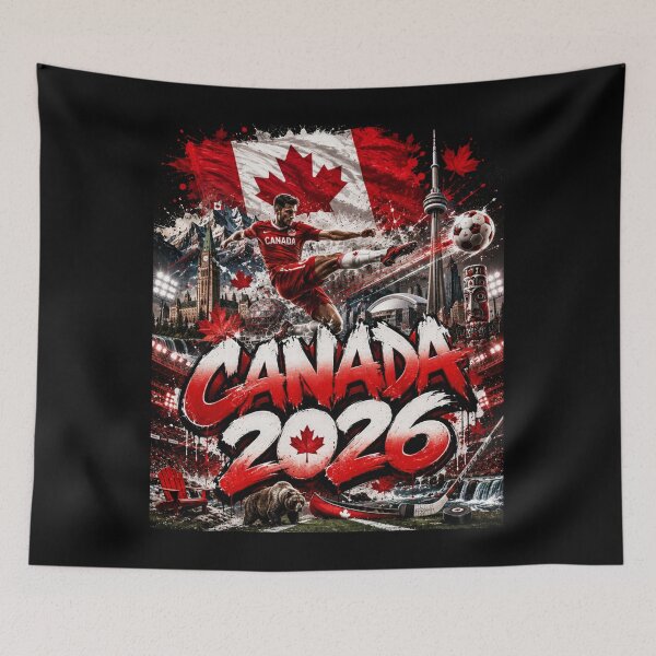 Item preview, World Cup 2026 Canada themed Soccer Merch | Football Fan Gear |Canada Sports Apparel Tee| Soccer worldcup ChampionshipSoccer World ver 12 designed and sold by CosmicNook1.