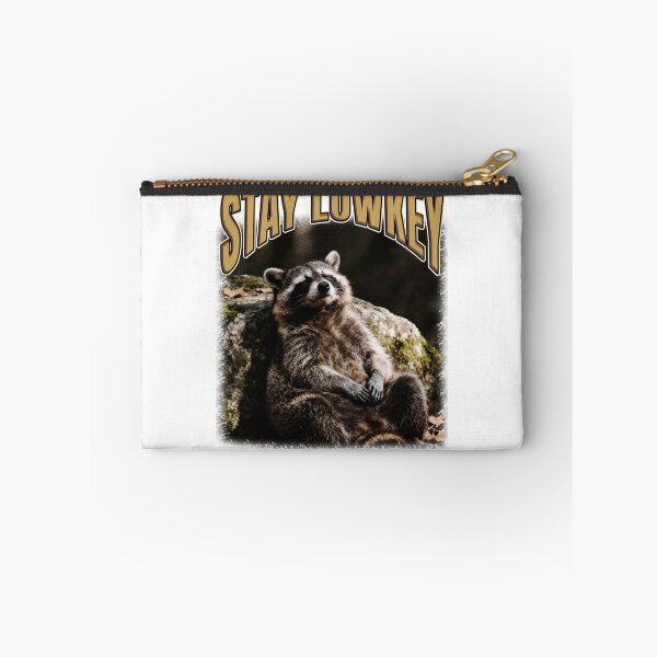 Item preview, Stay Lowkey Chill Raccoon Saying designed and sold by bngfx.