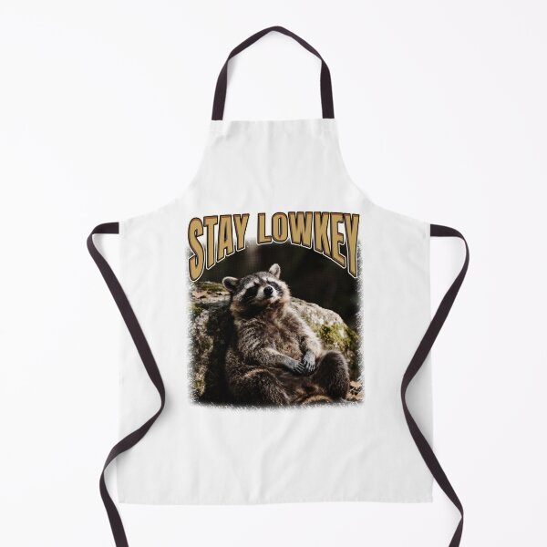 Item preview, Stay Lowkey Chill Raccoon Saying designed and sold by bngfx.