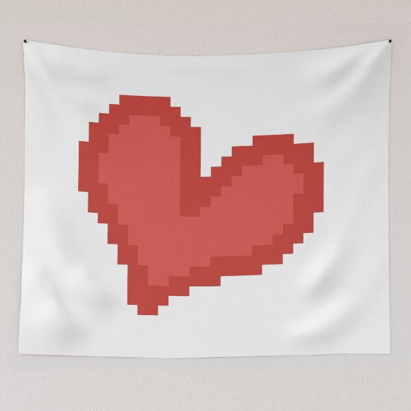 Item preview, Pixel Red and Pink Heart designed and sold by elizasunnycolor.