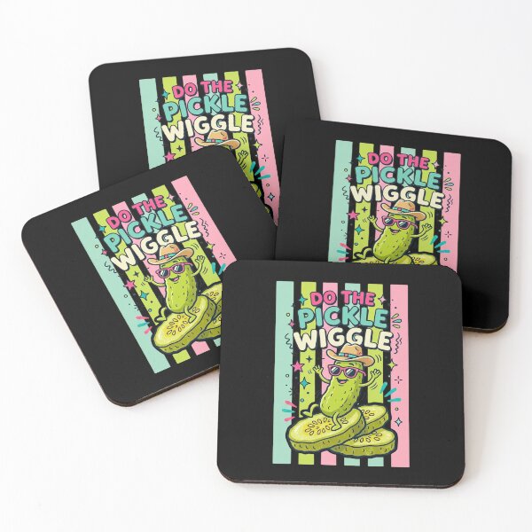 Item preview, Do The Pickle Wiggle Funny Retro Dancing Pickle designed and sold by dudelinart.