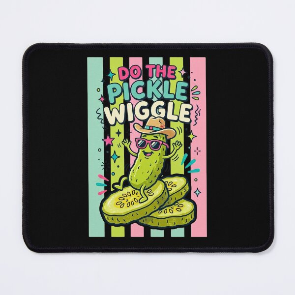 Item preview, Do The Pickle Wiggle Funny Retro Dancing Pickle designed and sold by dudelinart.