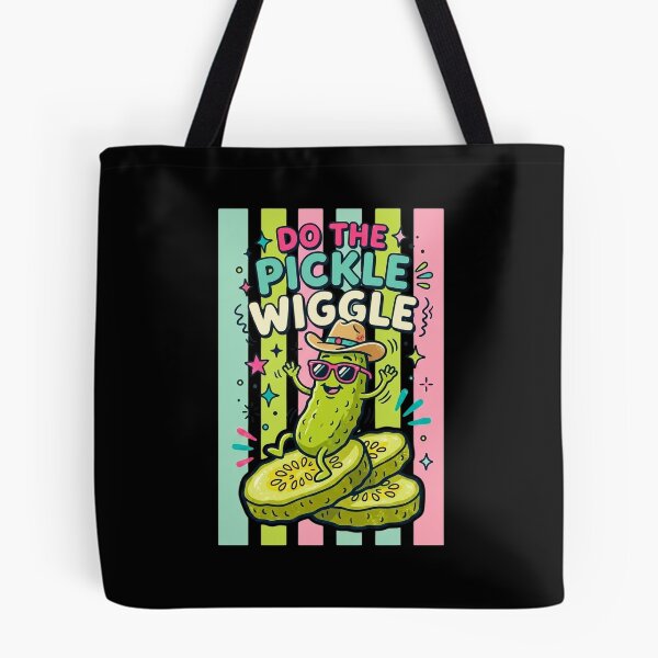 Item preview, Do The Pickle Wiggle Funny Retro Dancing Pickle designed and sold by dudelinart.