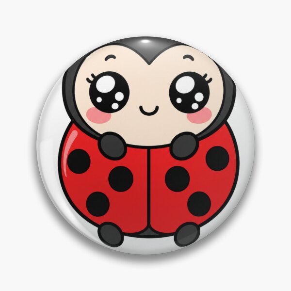 Artikelvorschau, Lucky Bug Süßer Kawaii Marienkäfer Glücksbringer entworfen und verkauft von BoosterShop.
