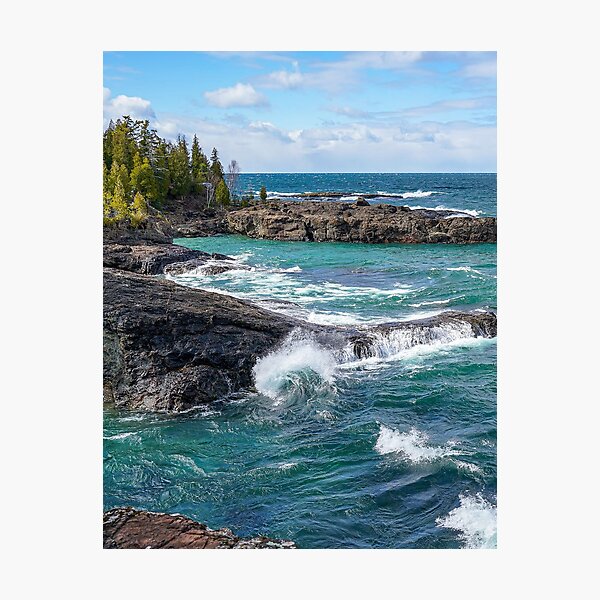 Item preview, Lake Superior Shoreline designed and sold by Monicasalma.
