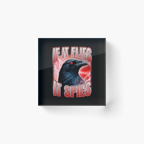 Item preview, If I Flies It Spies Crow Mode designed and sold by bngfx.