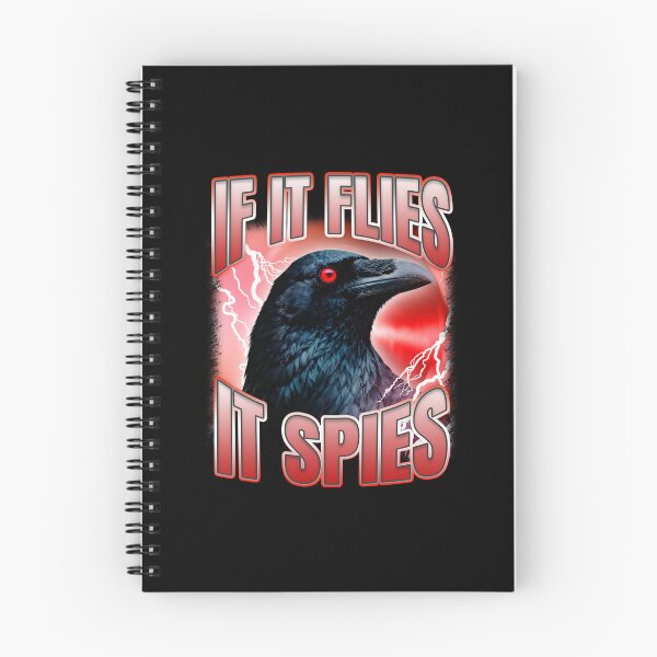 Item preview, If I Flies It Spies Crow Mode designed and sold by bngfx.