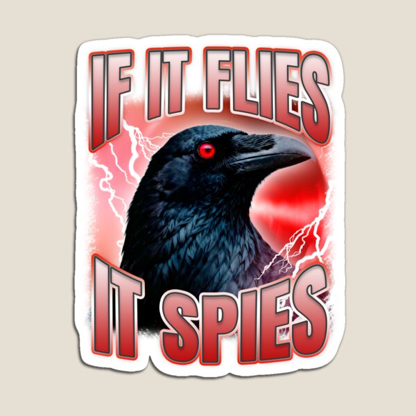 Item preview, If I Flies It Spies Crow Mode designed and sold by bngfx.