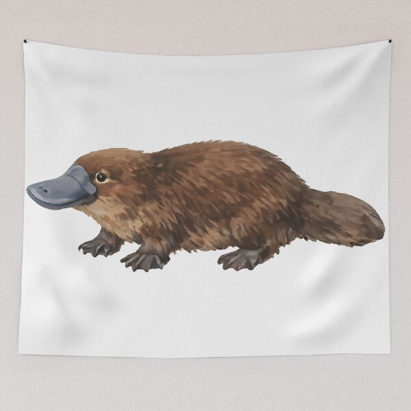 Item preview, Platypus Watercolour Illustration designed and sold by Jaruart.