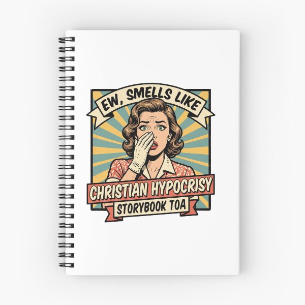 Item preview, Ew Smells Like Christian Hypocrisy Retro Pop Art Comic Satire designed and sold by AdyKurniawan.