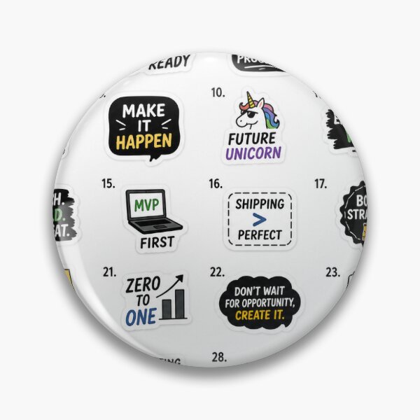 Item preview, 30 Business & Startup Stickers | Entrepreneur Motivation Sticker Pack designed and sold by VUstudio.