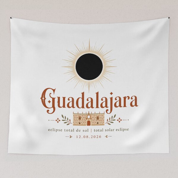 Item preview, Total Solar Eclipse 2026 Guadalajara Spain designed and sold by Beyond Destinations.