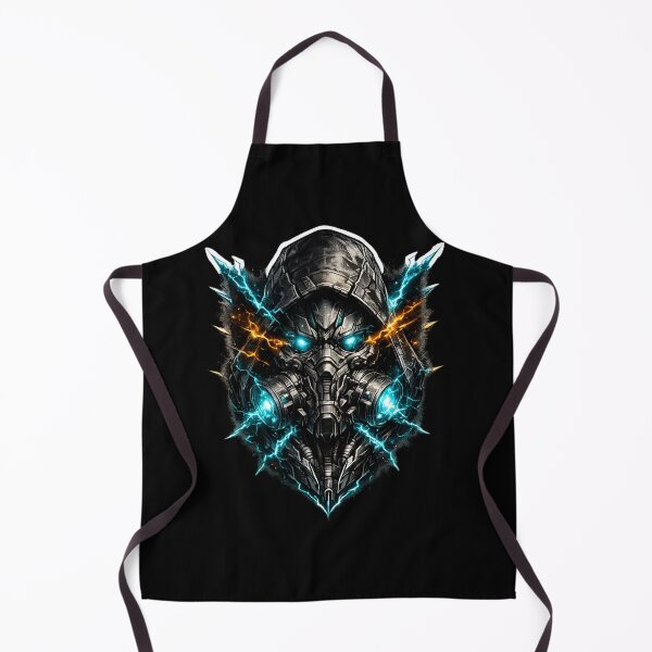Item preview, Futuristic Tactical Gas Mask Ice Blue Glow designed and sold by RiteshCenter .