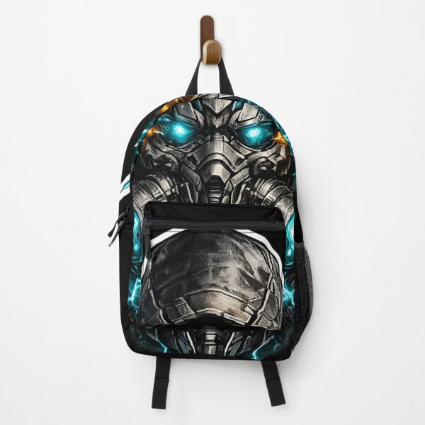 Item preview, Futuristic Tactical Gas Mask Ice Blue Glow designed and sold by RiteshCenter .