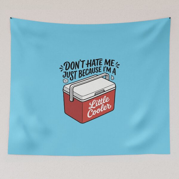 Item preview, A Little Cooler Funny Retro Ice Box Summer Pun designed and sold by AdyKurniawan.