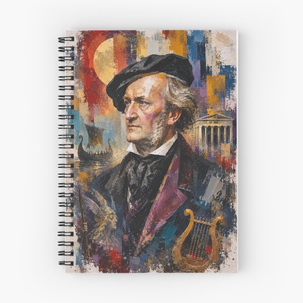 Item preview, Richard Wagner, German composer and conductor painting. designed and sold by GalleryKauffeld.