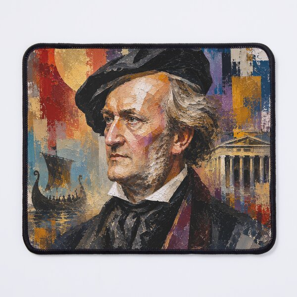 Item preview, Richard Wagner, German composer and conductor painting. designed and sold by GalleryKauffeld.