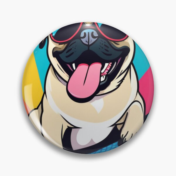 Item preview, Illustration - Dog on Skate, Dynamic Cartoon Style designed and sold by AnimeShin.