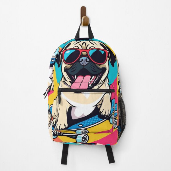 Item preview, Illustration - Dog on Skate, Dynamic Cartoon Style designed and sold by AnimeShin.