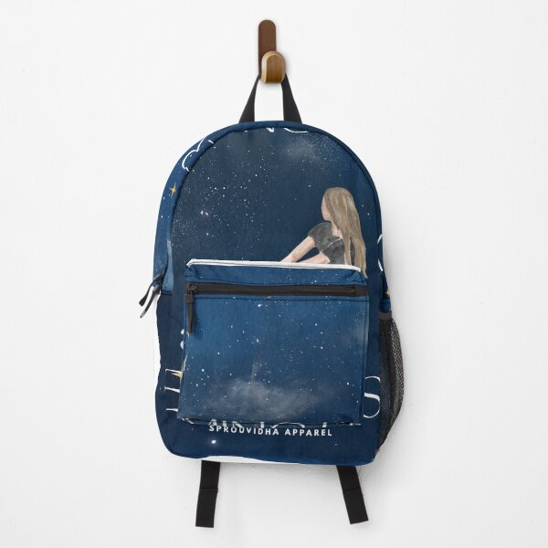 Item preview, Aesthetic Celestial Starry Night Water Colour Stargazing Girl designed and sold by SprouVidha.
