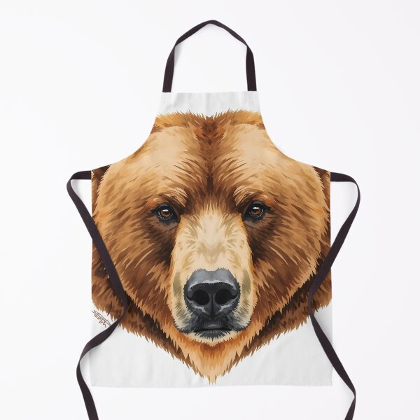 Item preview, Majestic Grizzly Bear Watercolor Painting designed and sold by RawNaturePrints.
