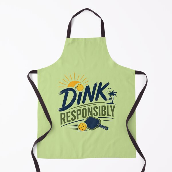 Item preview, Dink Responsibly Pickleball Design,  Funny Summer Pickleball Player Art designed and sold by Right-UR.