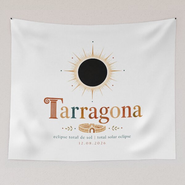 Item preview, Total Solar Eclipse 2026 Tarragona Spain designed and sold by Beyond Destinations.