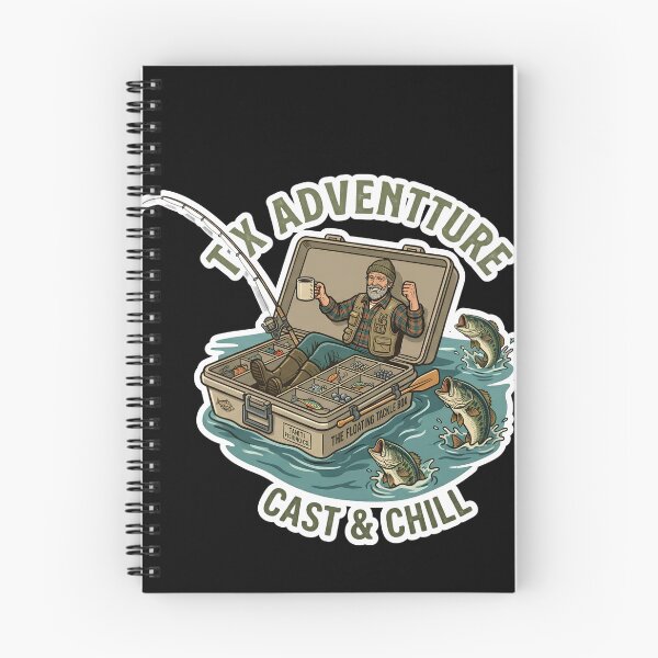 Item preview, Tackle Box Adventure - Funny Fishing Tackle Box Design designed and sold by anandariki.