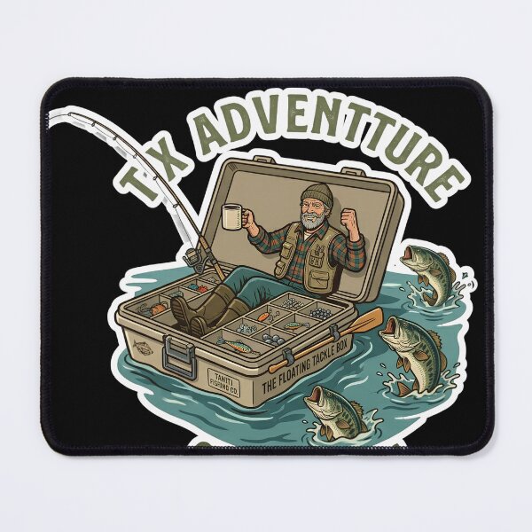 Item preview, Tackle Box Adventure - Funny Fishing Tackle Box Design designed and sold by anandariki.