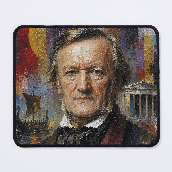 Item preview, Richard Wagner, German composer and conductor painting. designed and sold by GalleryKauffeld.