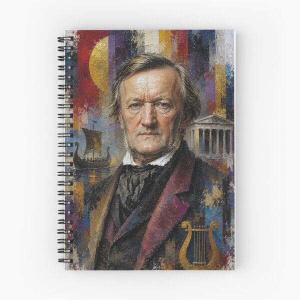 Item preview, Richard Wagner, German composer and conductor painting. designed and sold by GalleryKauffeld.