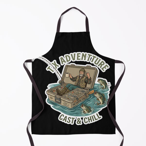 Item preview, Tackle Box Adventure - Funny Fishing Tackle Box Design designed and sold by anandariki.