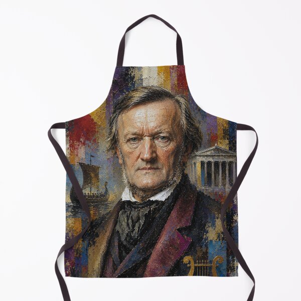 Item preview, Richard Wagner, German composer and conductor painting. designed and sold by GalleryKauffeld.