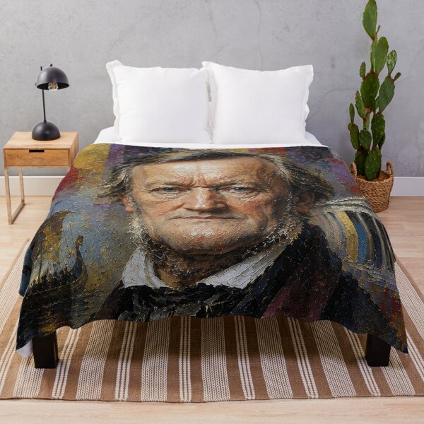 Item preview, Richard Wagner, German composer and conductor painting. designed and sold by GalleryKauffeld.