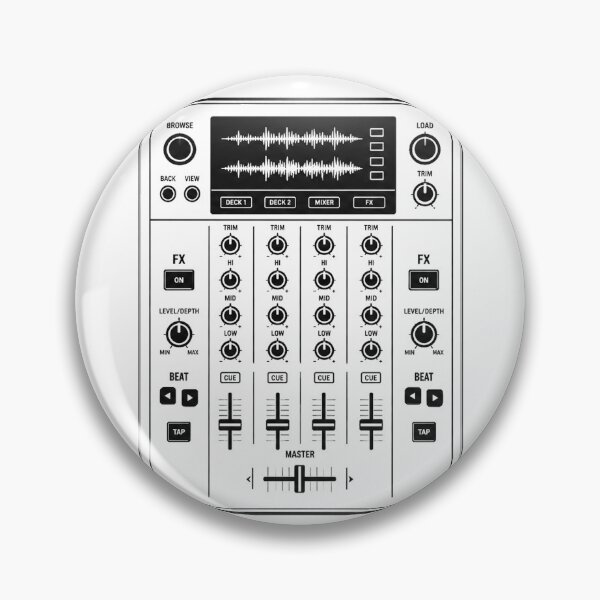 Item preview, dj mixer designed and sold by Looplk.