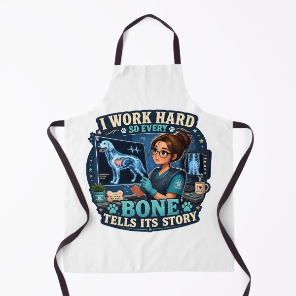 Item preview, I Work Hard So Every Bone Tells Its Story – Veterinary Radiologist X-Ray Vet Cute designed and sold by Bettybee00.
