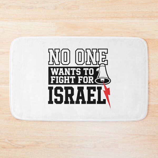 Item preview, No One Wants To Fight For Israel Megaphone Protest Typography designed and sold by AdyKurniawan.