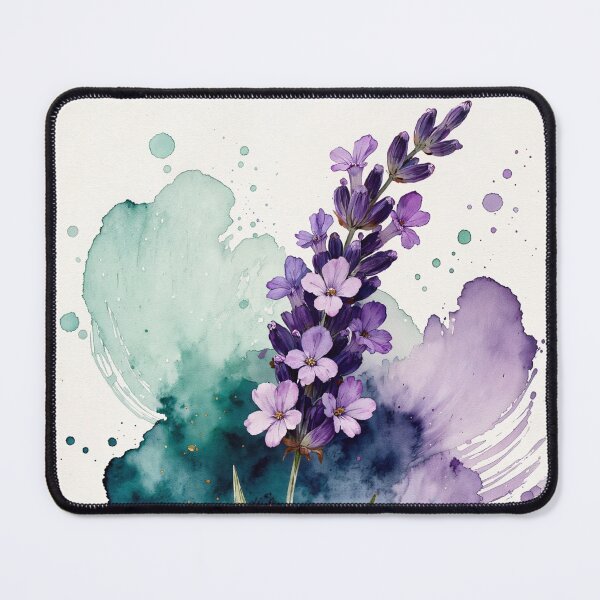 Item preview, Watercolor Lavender Botanical Art - Purple Floral Illustration designed and sold by Darlin8888.
