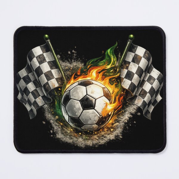Item preview, Flaming Soccer Ball Gift designed and sold by Corvoria.