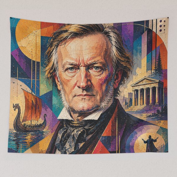 Item preview, Copy of Richard Wagner, German composer and conductor painting. designed and sold by GalleryKauffeld.