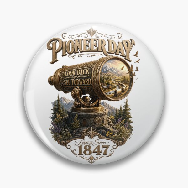 Item preview, pioneer Day Telescope Look Back designed and sold by Sovereign Supply Co..