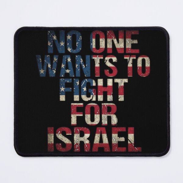 Item preview, No One Wants To Fight For Israel Megaphone Protest Typography designed and sold by AdyKurniawan.