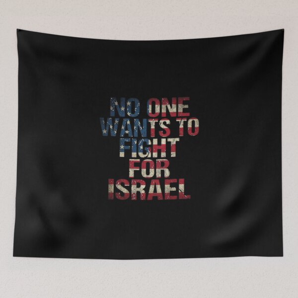 Item preview, No One Wants To Fight For Israel Megaphone Protest Typography designed and sold by AdyKurniawan.