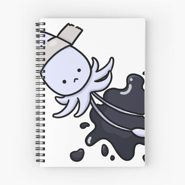 Item preview, Cute Kawaii Taped Squid Ink Splash designed and sold by Sleepy-Town.